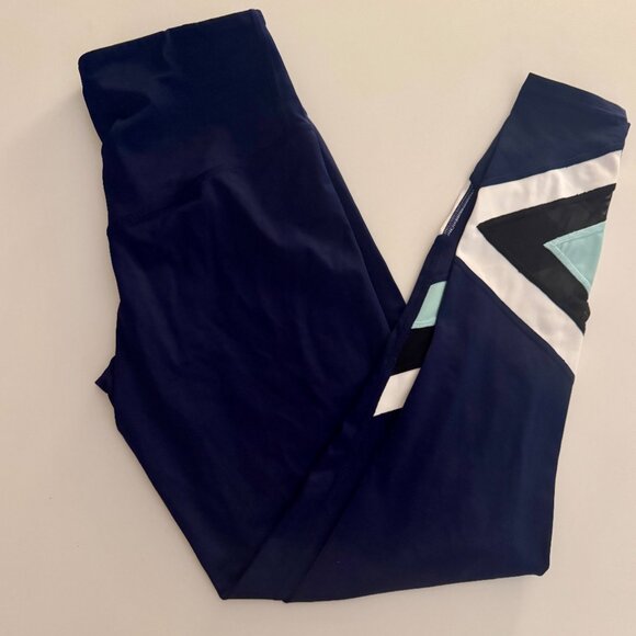 URBAN SAVAGE Color Block Diamond Legging + Bra Set / NWT - Picture 13 of 16